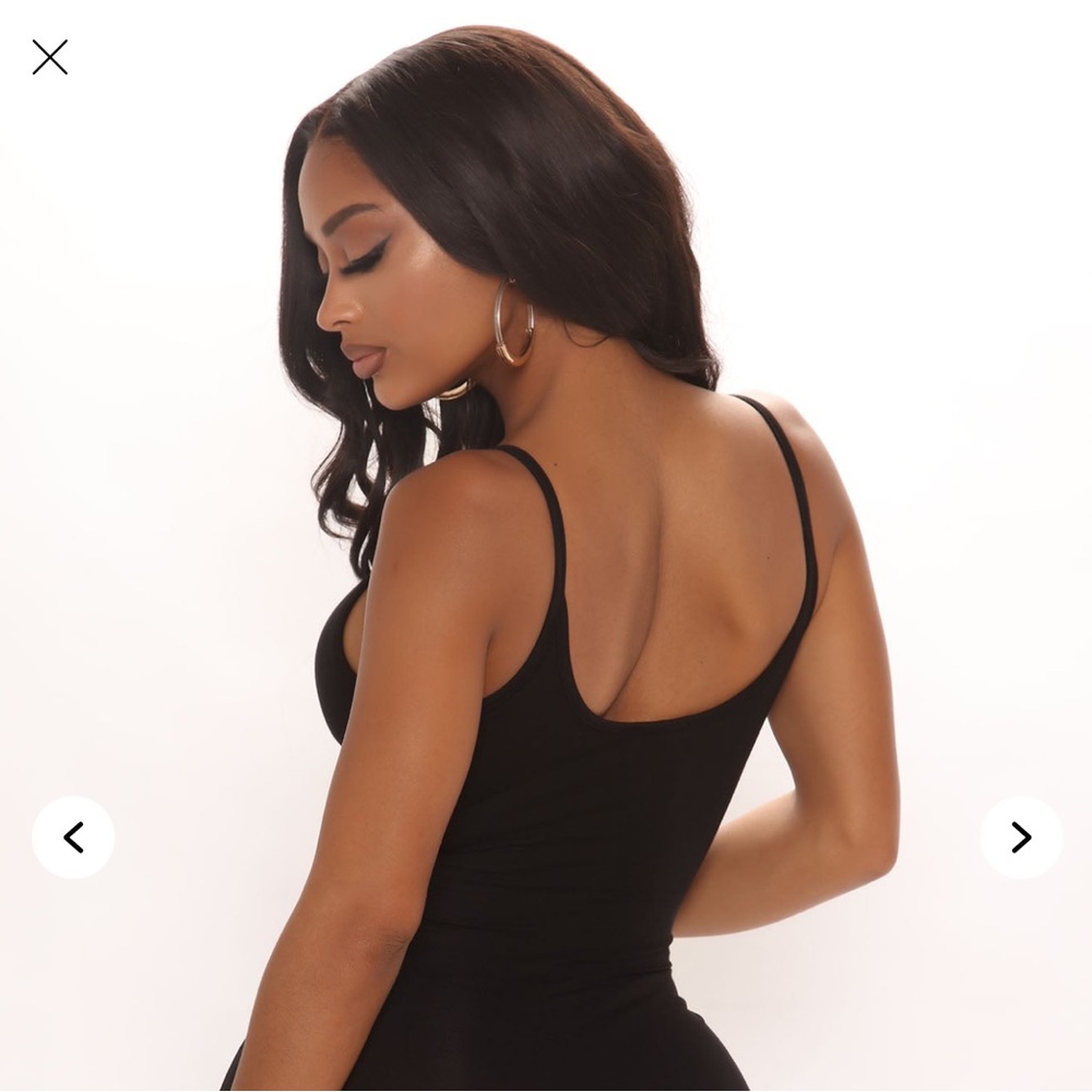 Fashion Nova Black Flare Jumpsuit